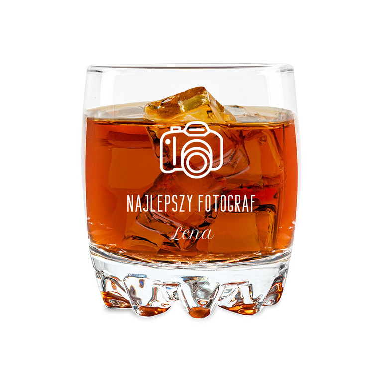 Szklanka do whisky DLA FOTOGRAFA z twoim GRAWEREM
