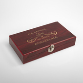 PREZENT DLA ŻONY zestaw do wina z TWOIM grawerem