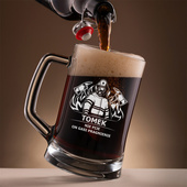 Kufel z żartobliwym grawerem DLA STRAŻAKA – prezent z humorem