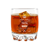 Szklanka do whisky DLA TATY  z grawerem 