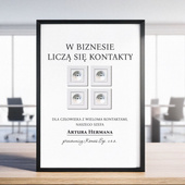 Personalizowany plakat DLA SZEFA BIZNESMENA – BIZNES I KONTAKTY