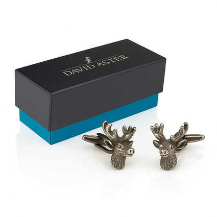 Spinki do mankietów JELEŃ – prezent DLA MYŚLIWEGO I LEŚNIKA