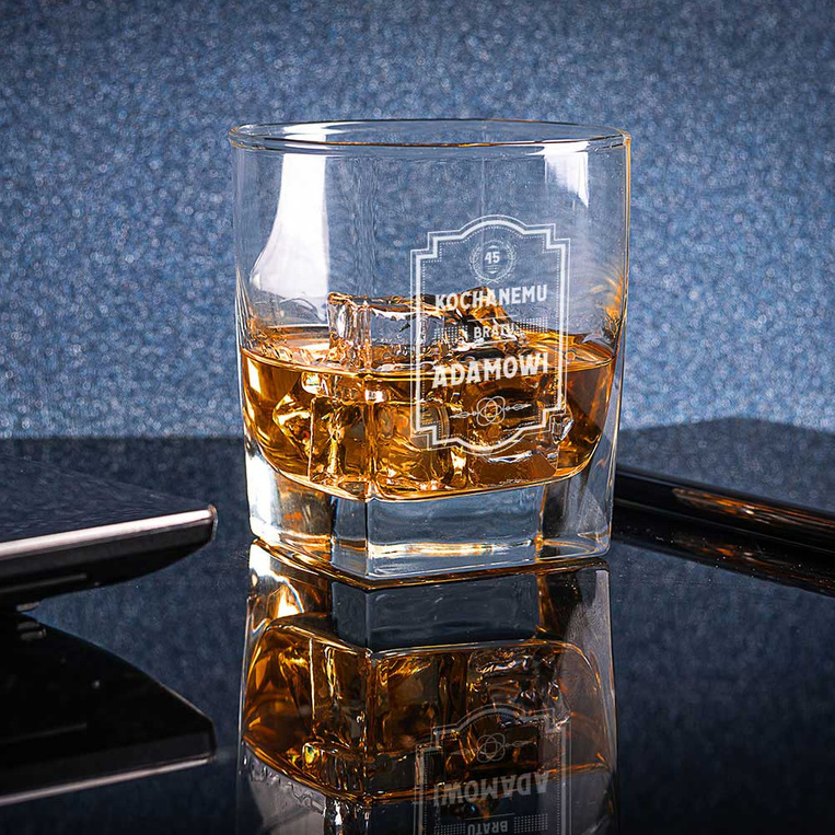 Zestaw do whisky karafka i 6 szklanek DLA BRATA na urodziny