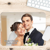 Duża podkładka pod mysz z twoim zdjęciem PAMIĄTKA ŚLUBNA