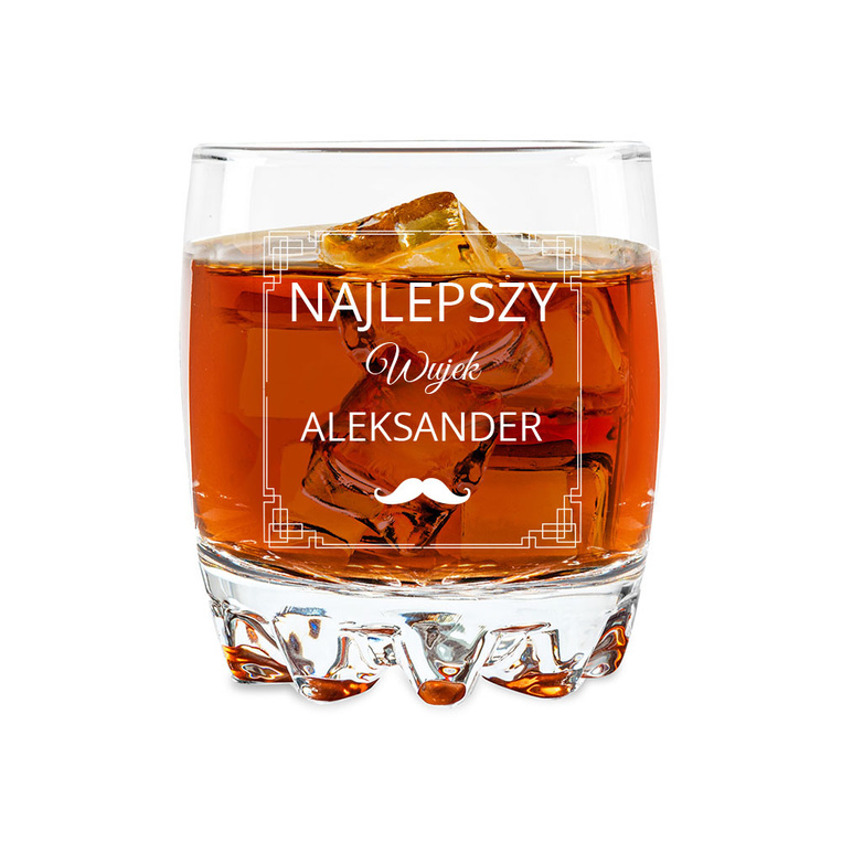 Grawerowana szklanka do whisky DLA WUJKA