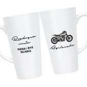Personalizowany Kubek Latte Max - prezent DLA MOTOCYKLISTKI