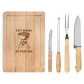 Zestaw do grilla z grawerowaną deską DLA TATY
