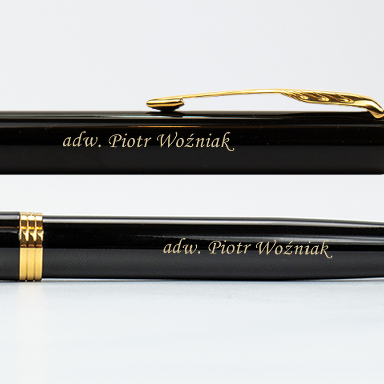 Personalizowany prezent DLA ADWOKATA SĘDZIEGO - Zestaw Parker w Etui Premium
