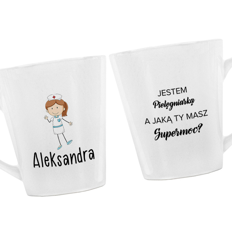 Personalizowany Kubek Latte DLA PIELĘGNIARKI