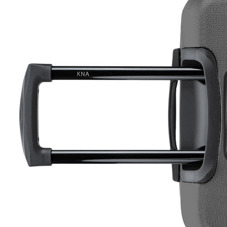 Zestaw 3 czarnych grawerowanych walizek Puccini – GRAWER INICJAŁÓW