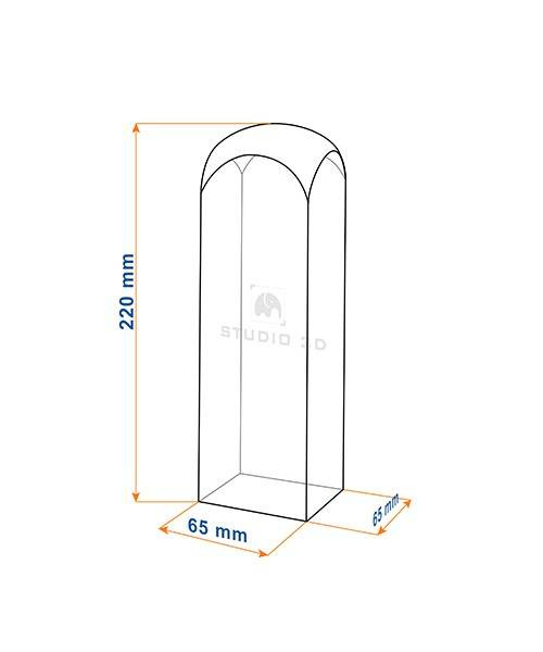 Statuetka biznesowa. GRAWER 3D w krysztale