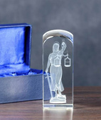 Temida - statuetka DLA PRAWNIKA, SĘDZIEGO z okazji zdania aplikacji, egzaminu