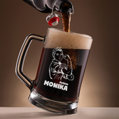 Kufel z grawerem JESTEM MONIKA prezent DLA NIEJ amatorki piwa