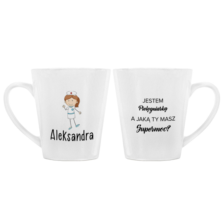 Personalizowany Kubek Latte DLA PIELĘGNIARKI