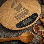 Waga kuchenna z grawerem DLA DOMOWEGO KUCHARZA