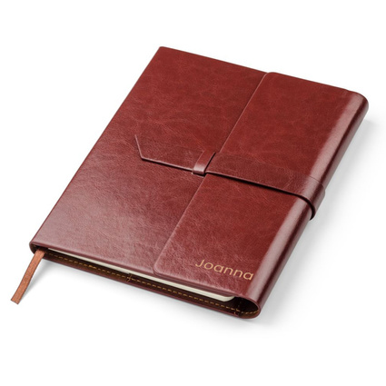 PERSONALIZOWANY NOTES skórzany dla kobiety – prezent z klasą