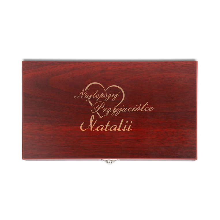 Zestaw do wina z grawerem - NAJLEPSZEJ PRZYJACIÓŁCE