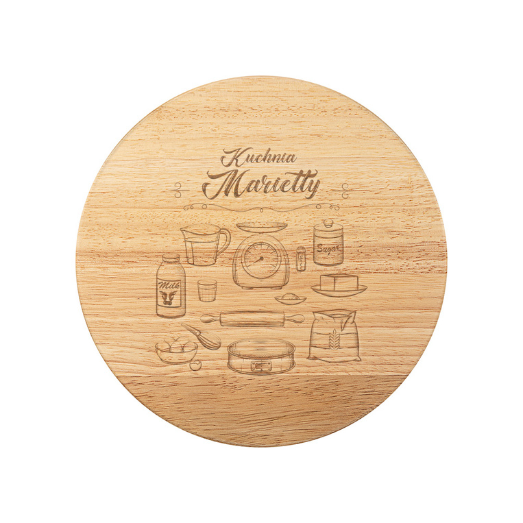 Personalizowana DESKA DO SERÓW z nożami GRAWER KUCHNIA + IMIĘ kuchnia