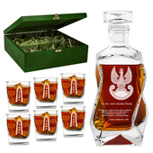 Grawerowany zestaw do whisky dla żołnierza odchodzącego na emeryturę