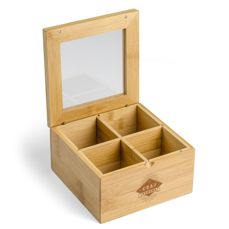 Personalizowane pudełko na herbatę DLA NIEGO z twoim grawerem