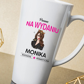 Kubek Latte MAX z nadrukiem PANNA NA WYDANIU na prezent