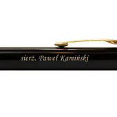 Grawerowany długopis Parker IM dla WOJSKOWEGO, SIERŻANTA jako GRATULACJE