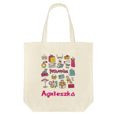 Torba na zakupy na prezent dla WIELBICIELKI ZAKUPÓW z personalizowanym nadrukiem