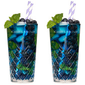 Zestaw 2 szklanek do drinków 470 ml z grawerem – personalizowany prezent DLA PARY