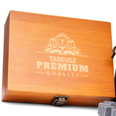 PERSONALIZOWANE Kamienie do whisky - PREMIUM QUALITY + IMIĘ
