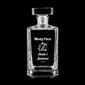 Elegancka karafka z grawerem NA ŚLUB dla pary