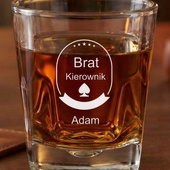 Personalizowana szklanka do whisky dla brata – KIEROWNIKA