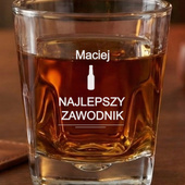 Szklanka do whisky z grawerem dla SMAKOSZA na prezent