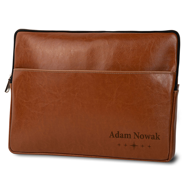 Personalizowane skórzane etui do laptopa 13 cali PREZENT z twoim grawerem