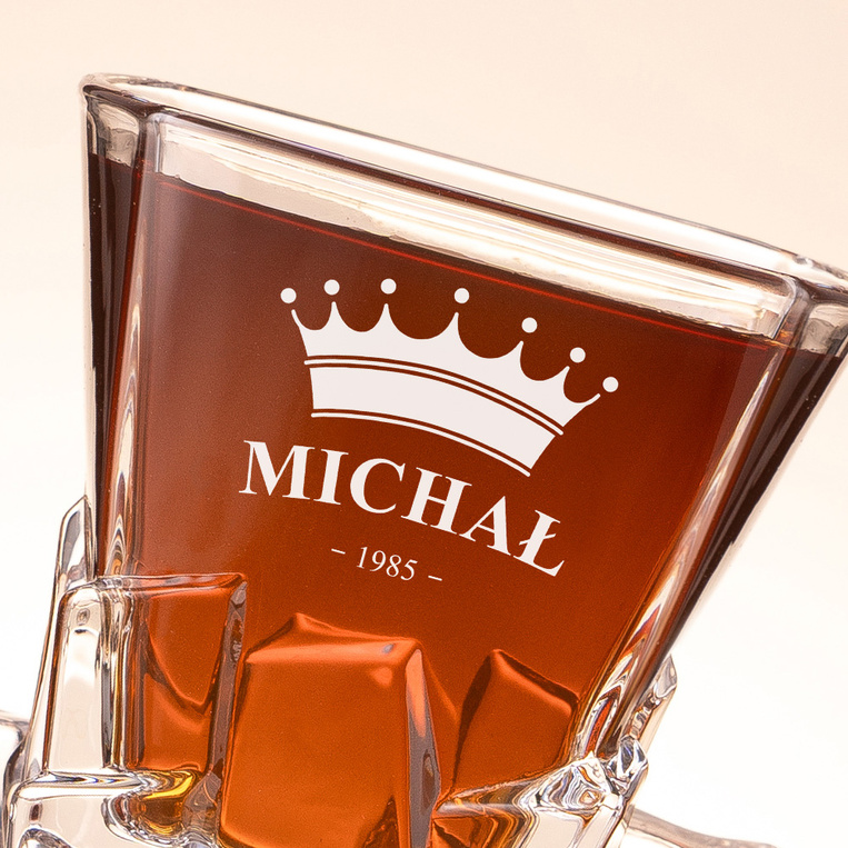 Szklanka Lodowa Premium z imieniem – PREZENT URODZINOWY twój grawer