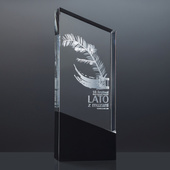 Statuetka 3D z Twoim Projektem - Grawerowanie Laserowe w Krysztale