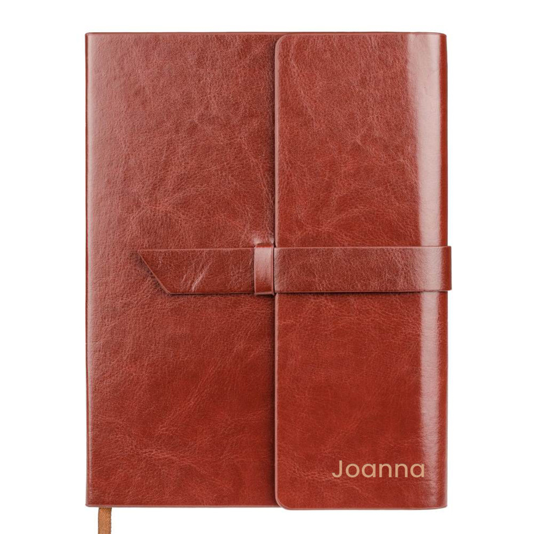 PERSONALIZOWANY NOTES skórzany dla kobiety – prezent z klasą