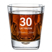 Szklanka do whisky z okazji 30 lat razem PREZENT Z GRAWEREM