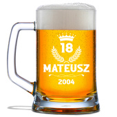 Kufel na 18 URODZINY – personalizowany prezent dla osiemnastolatka
