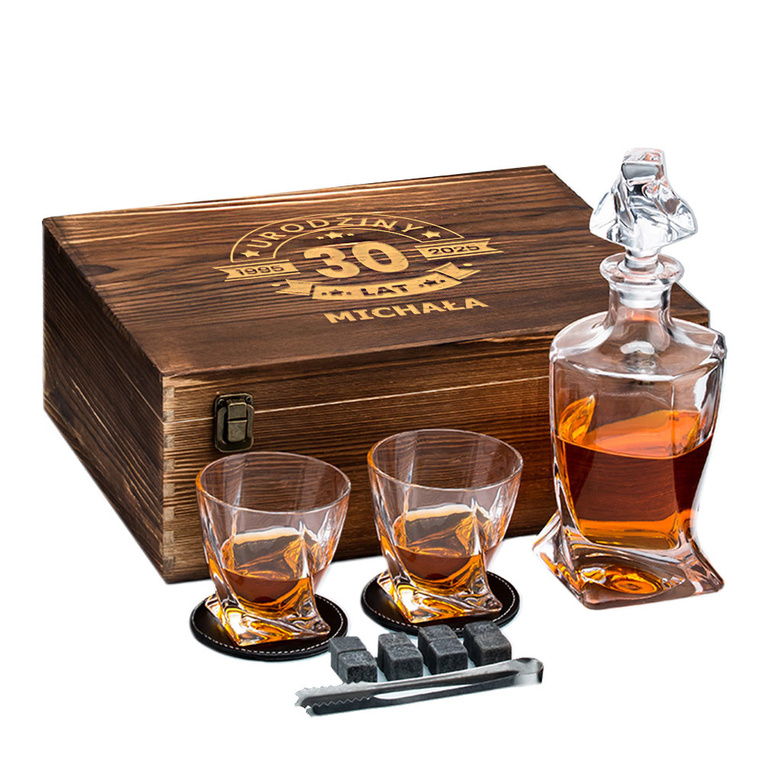 Zestaw do whisky na 50-tkę – wiek zobowiązuje, pić trzeba