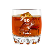 PERSONALIZOWANA szklanka do whisky na 50 URODZINY