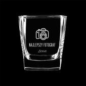 Szklanka do whisky z grawerem NAJLEPSZY FOTOGRAF na prezent na świecie