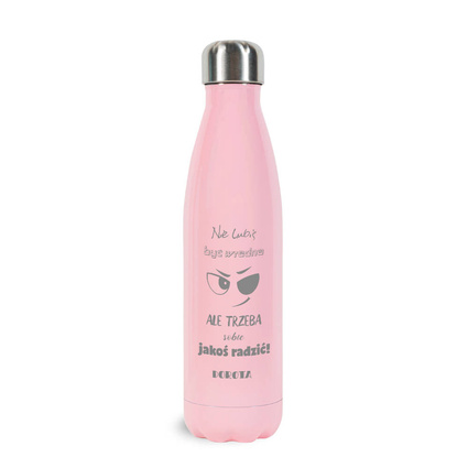 Butelka termiczna PERSONALIZOWANY PREZENT - NIE LUBIĘ BYĆ WREDNA