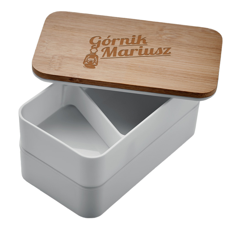 Personalizowany Lunch box DLA GÓRNIKA grawer imienia