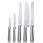 Zestaw noży z grawerem „Kuchnia + Imię” – prezent DLA MIŁOŚNICZKI GOTOWANIA