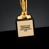 Oscar DLA NAJLEPSZEGO KUCHARZA - personalizowana statuetka wyróżnienie