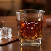 GRAWEROWANA szklanka do whisky na podziękowania