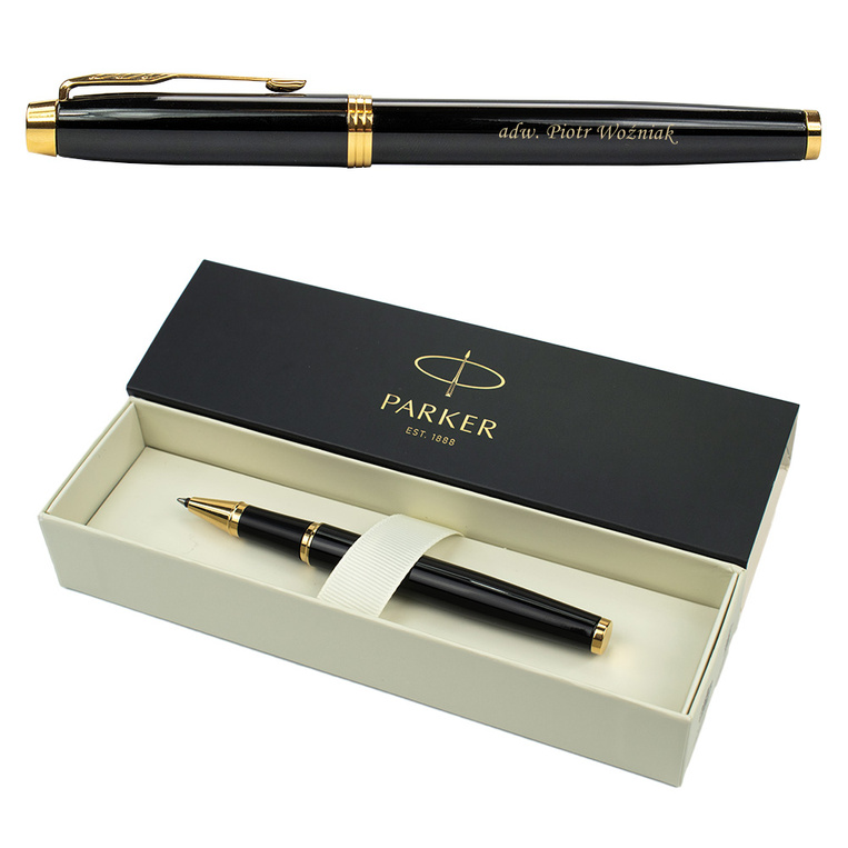 PREZENT DLA PRAWNIKA ADWOKATA - pióro kulkowe Parker IM z grawerunkiem