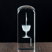 Pamiątka I Komunii Św. - od Matki i Ojca Chrzestnego Hostia i Kielich