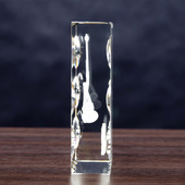 Stetoskop Grawer w szklanej statuetce - Prezent dla LEKARZA, ABSOLWENTA