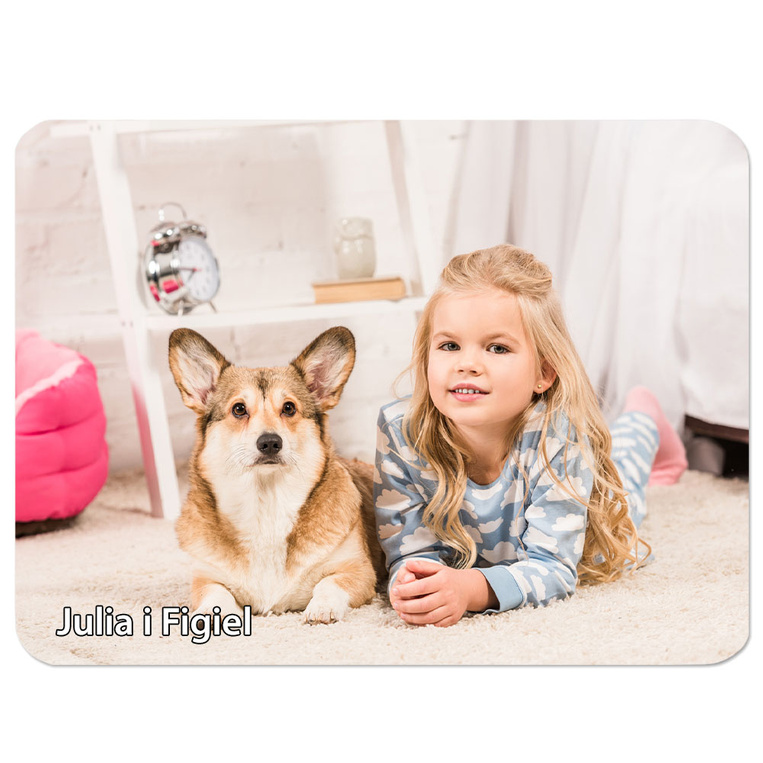 Duża podkładka pod mysz 40x28 z twoim zdjęciem DLA DZIECKA